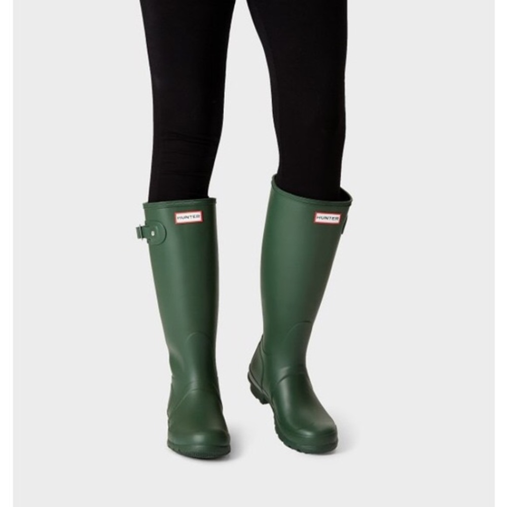 Hunter Green Tall rain boots